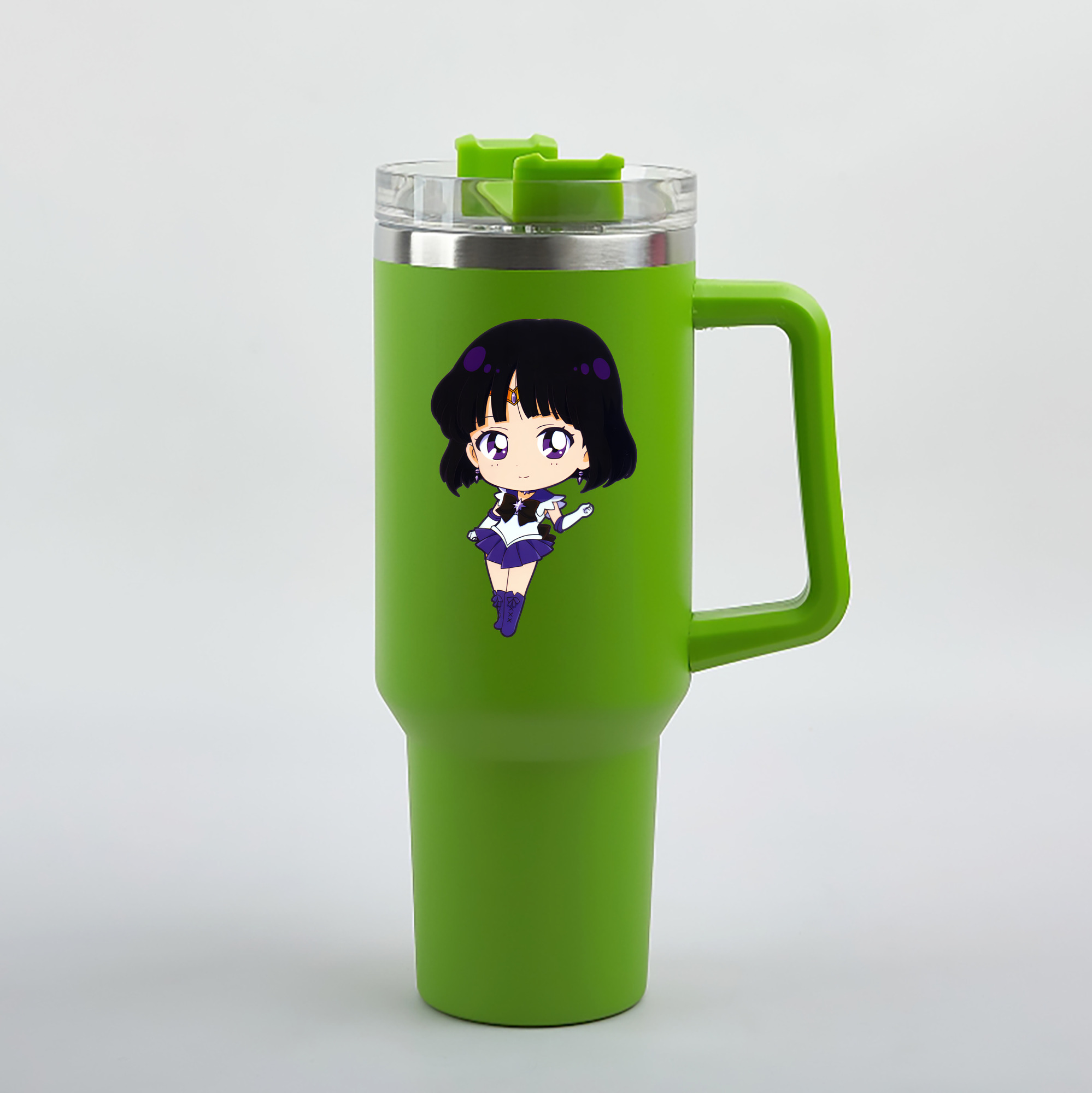 （画像用） 美少女戦士セーラームーン 土萠ほたる Sailor Moon Tomoe Hotaru （セーラーサターン；Sailor Saturn） 1200mL車用タンブラー（カラープリント）